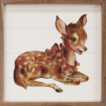 Vintage Deer With Jingle Bells