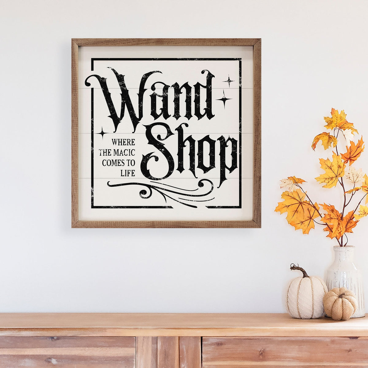Wand Shop Border White