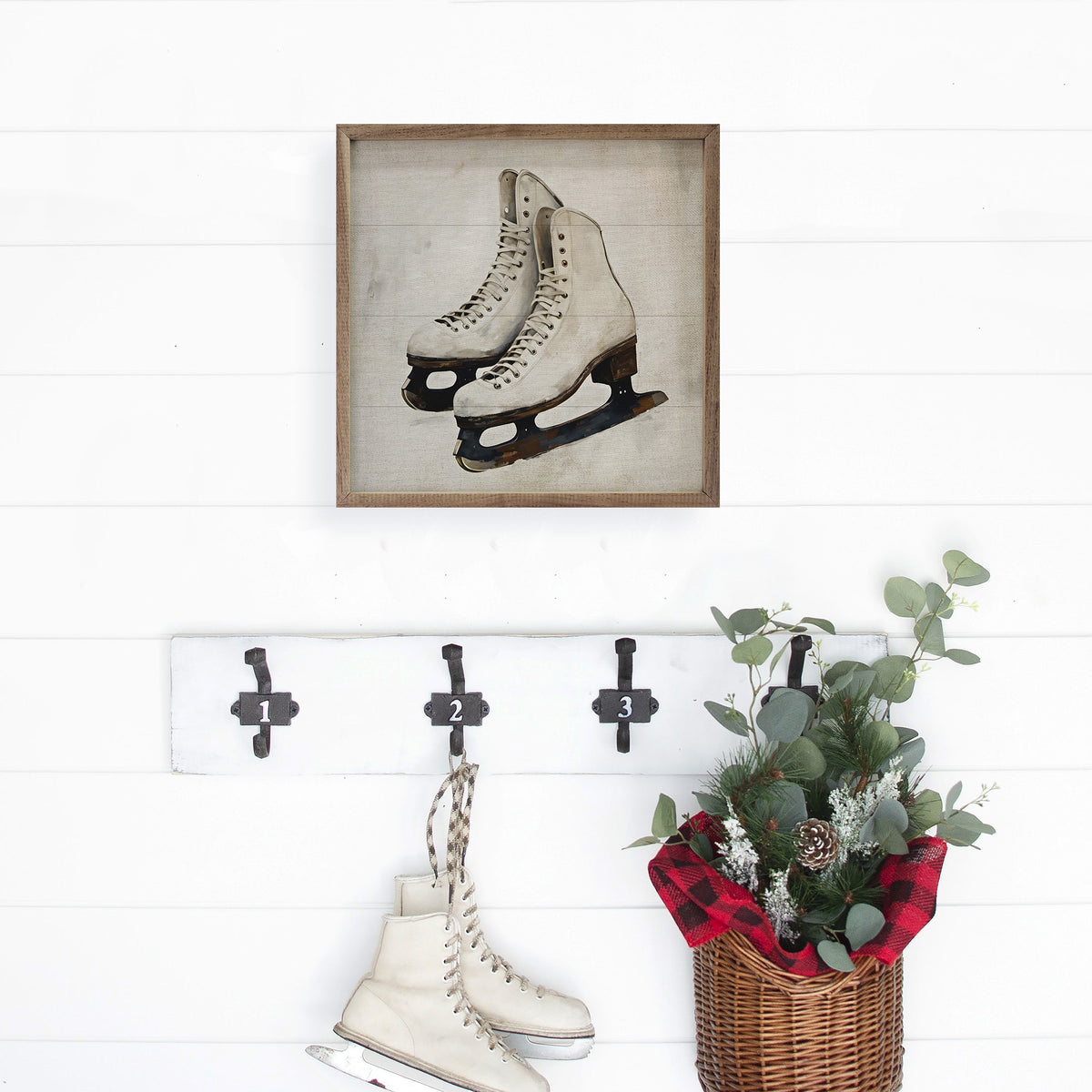 White Ice Skates