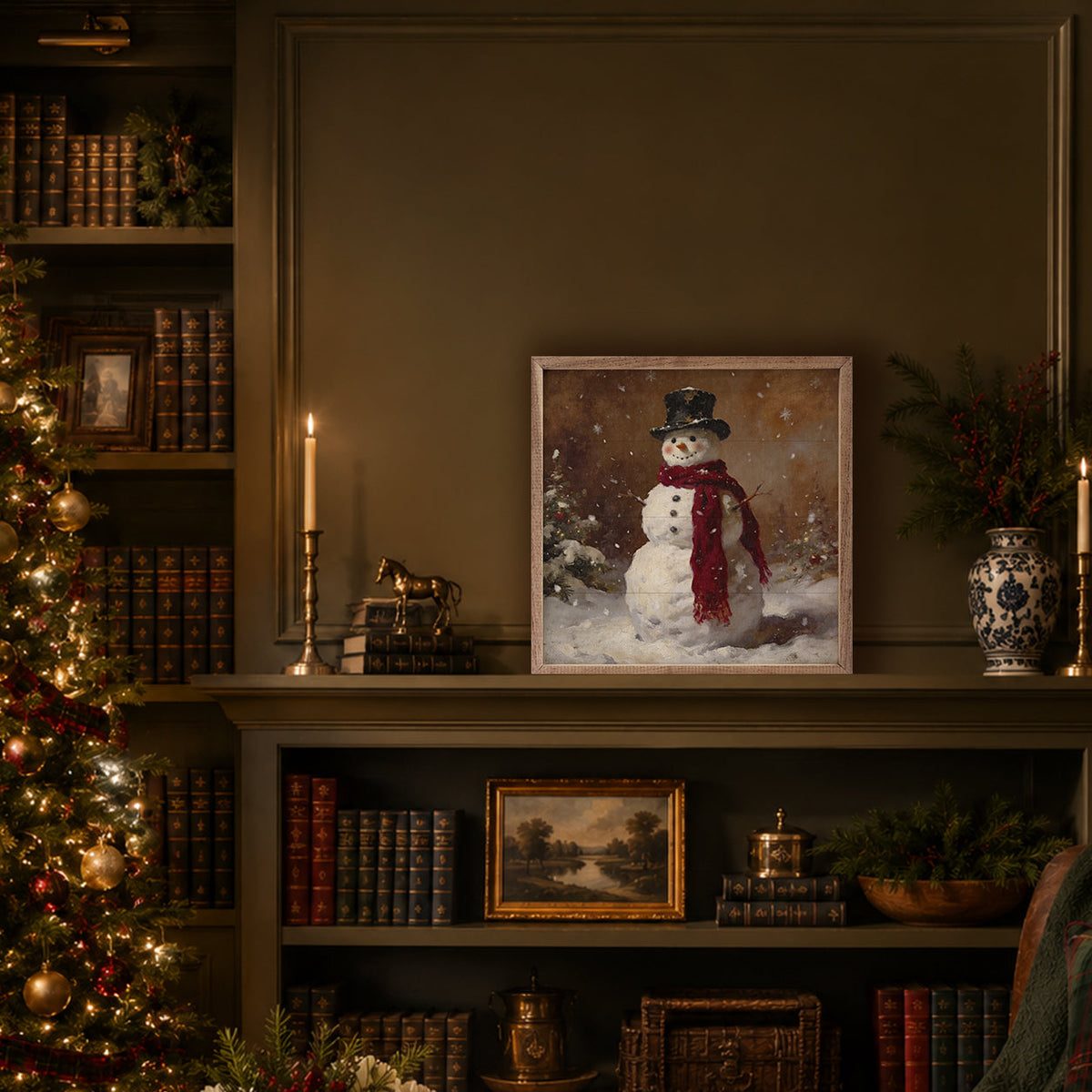 Woodland Snowman