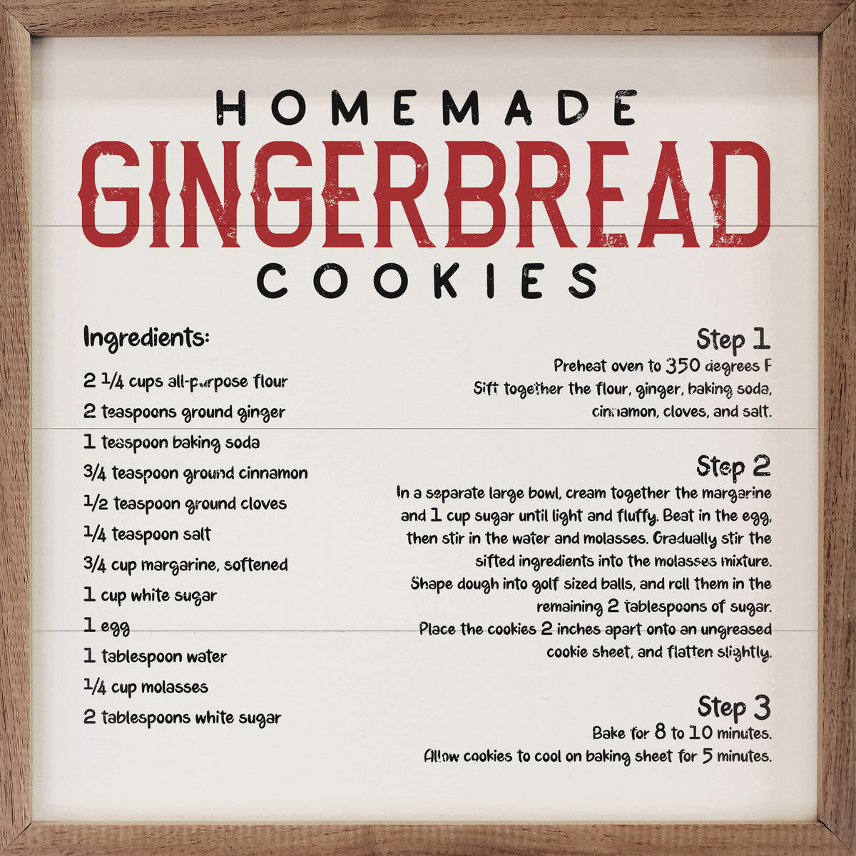 Gingerbread Cookie Recipe White