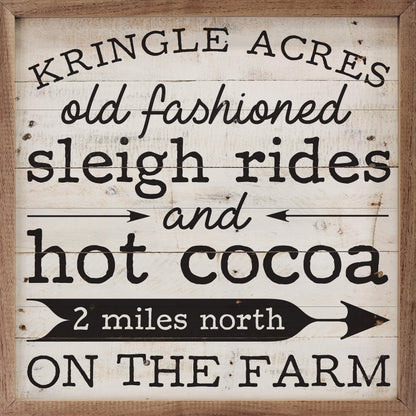 Kringle Acres Arrow Whitewash