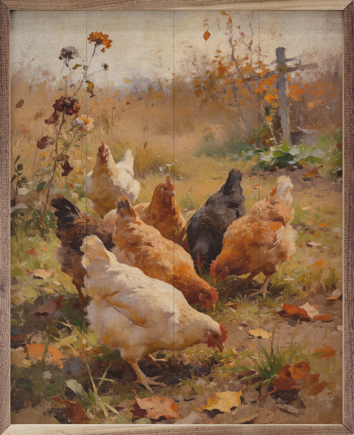 Autumn Chickens