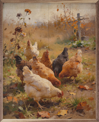 Autumn Chickens