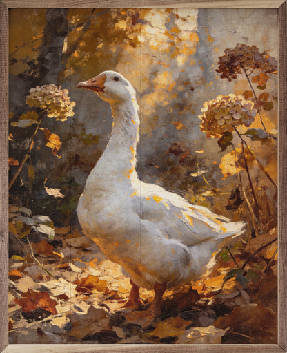 Autumn Garden Goose