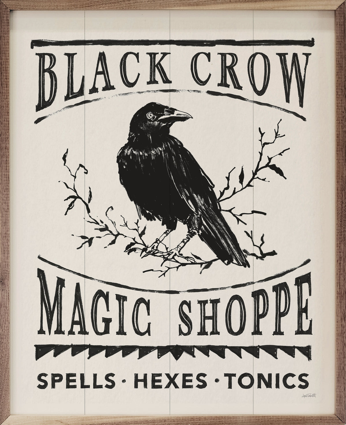 Haunted Crow By Anne Tavoletti