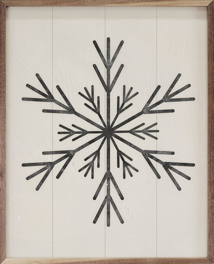 Modern Snowflake 1 Large Spike By Nina Blue