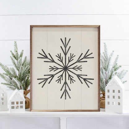 Modern Snowflake 1 Large Spike By Nina Blue