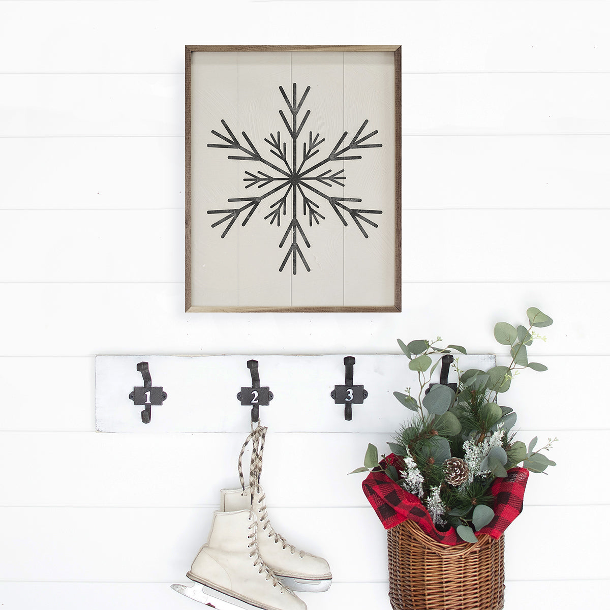 Modern Snowflake 1 Large Spike By Nina Blue