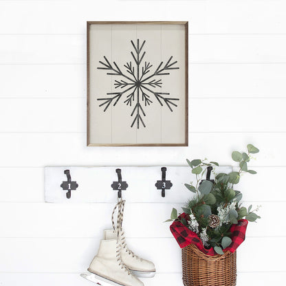 Modern Snowflake 1 Large Spike By Nina Blue