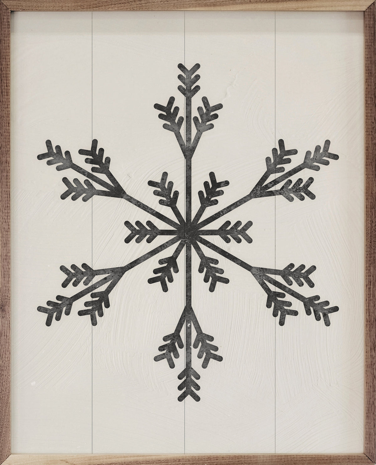Modern Snowflake 2 Small Three Spike by Nina Blue