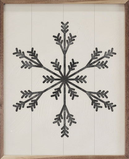 Modern Snowflake 2 Small Three Spike by Nina Blue
