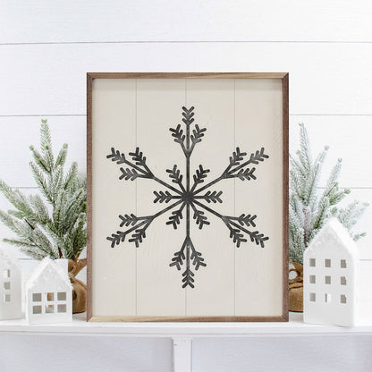 Modern Snowflake 2 Small Three Spike by Nina Blue