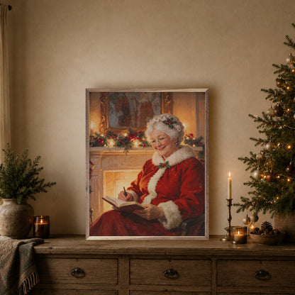 Mrs Claus Journal And Pen