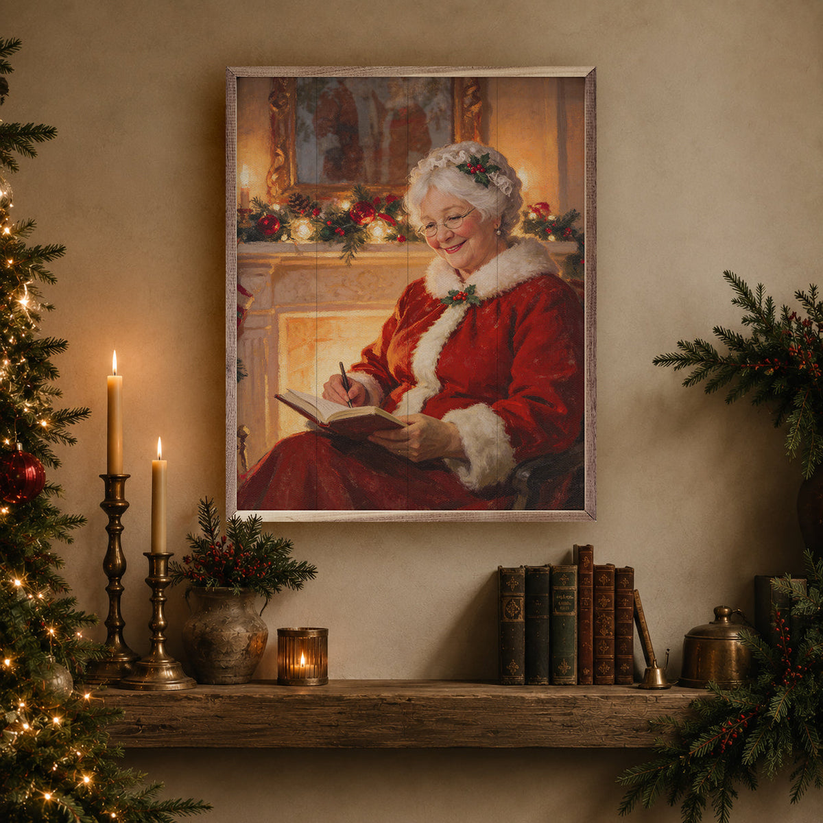 Mrs Claus Journal And Pen