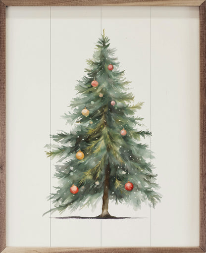 Simple Christmas Tree White