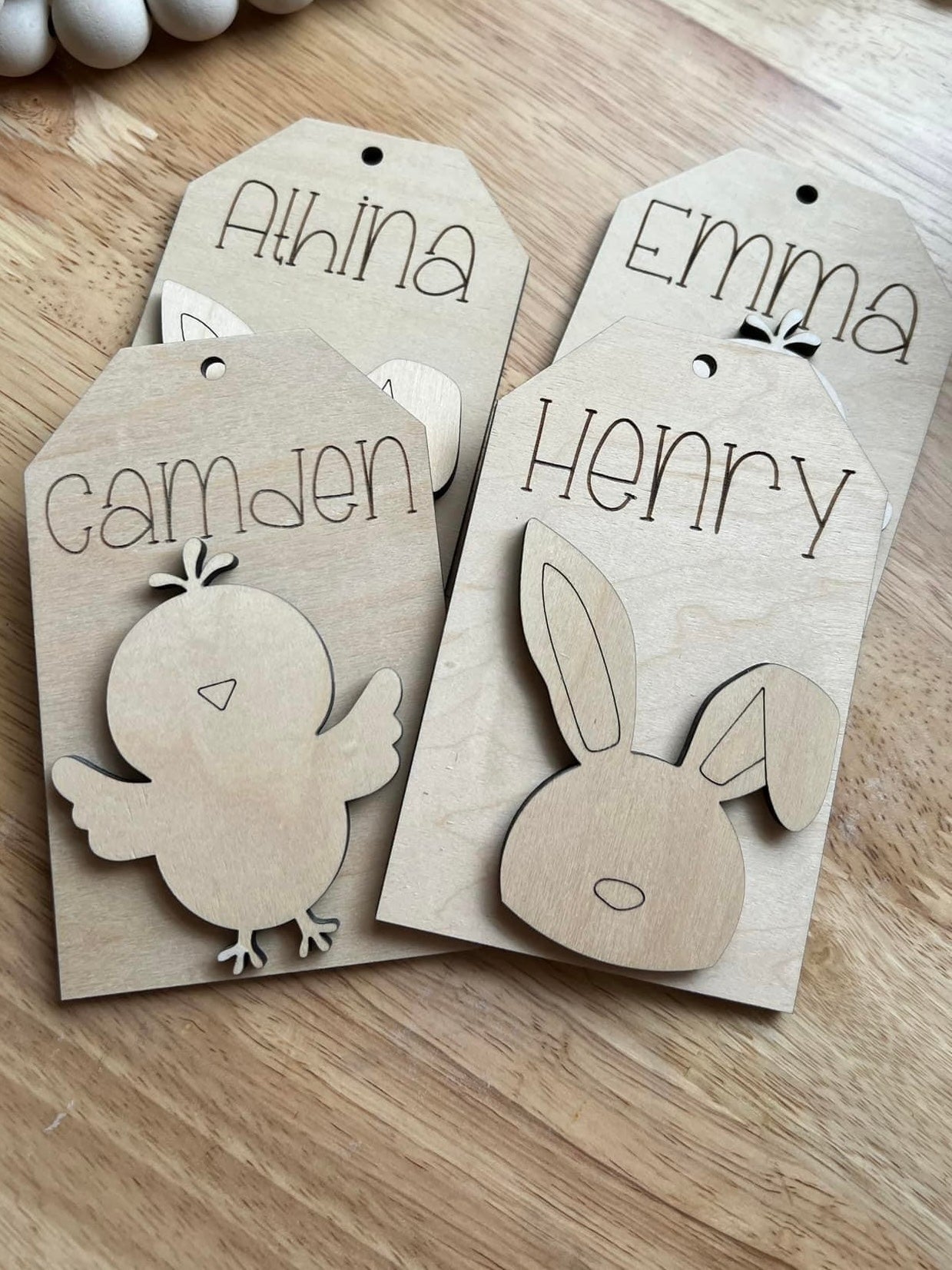 Personalized Easter Basket Tags - DIY Home Kit