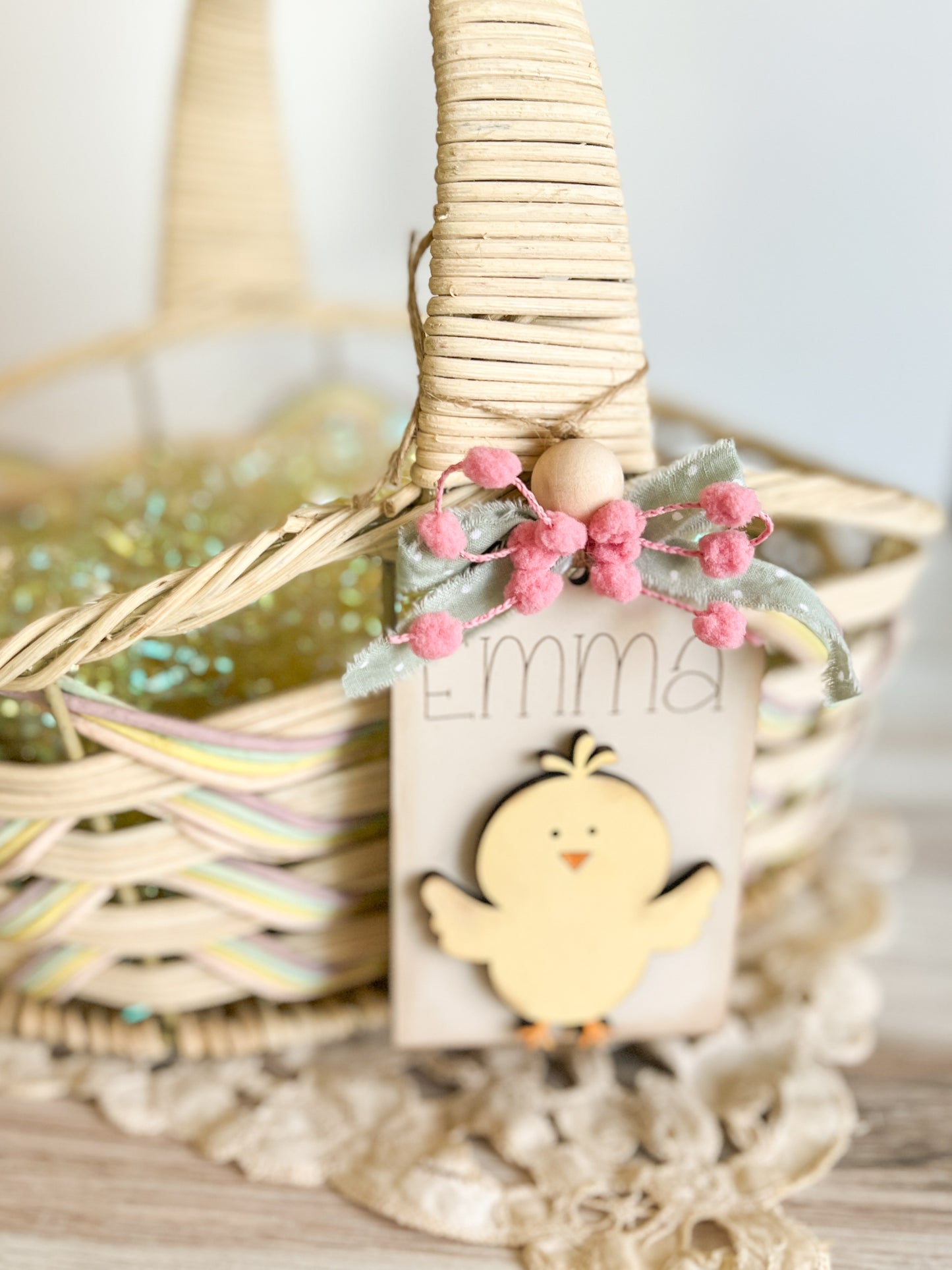 Personalized Easter Basket Tags - FINISHED PRODUCT