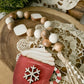 Hot Cocoa Mug Wood Bead Garland