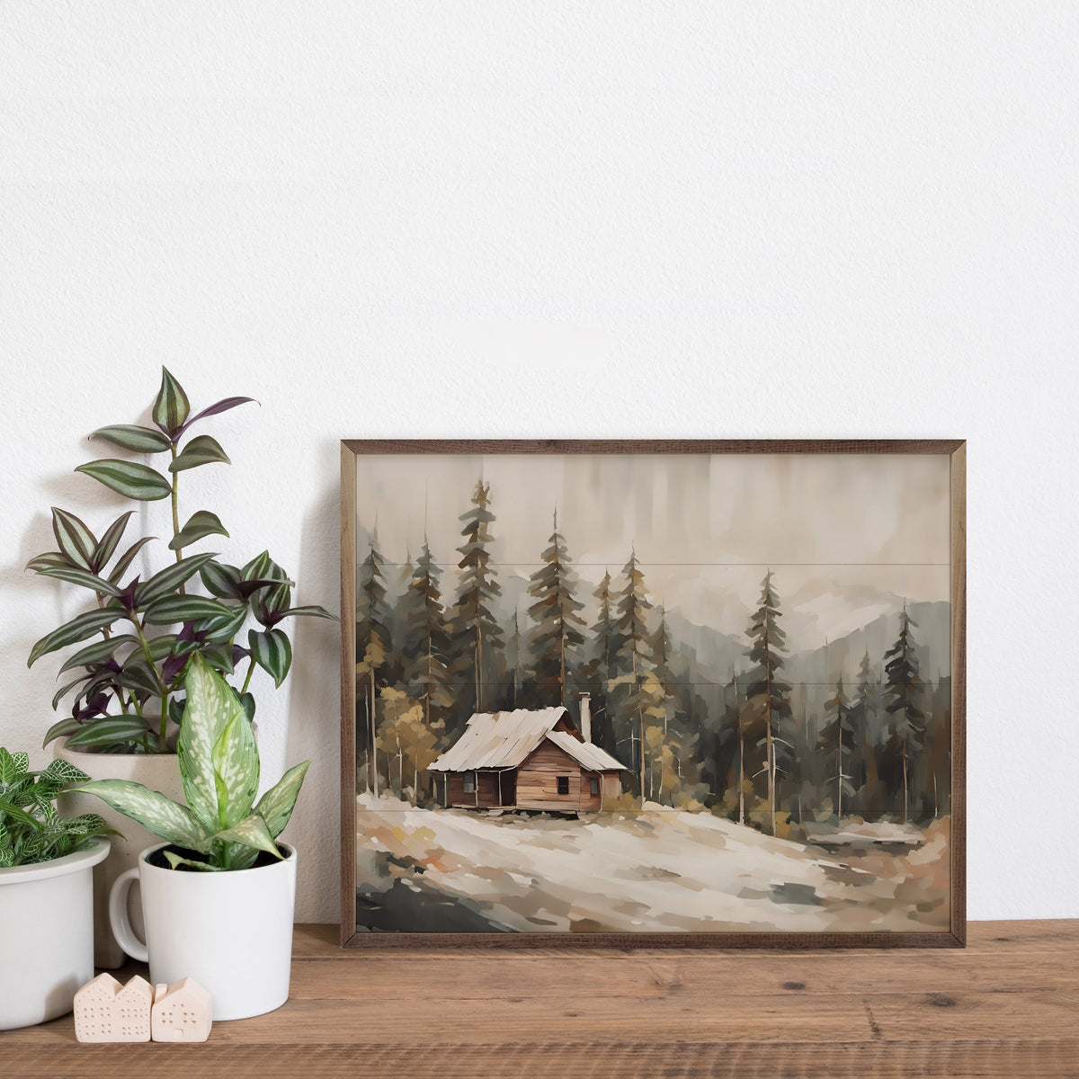 Cabin Within The Timber