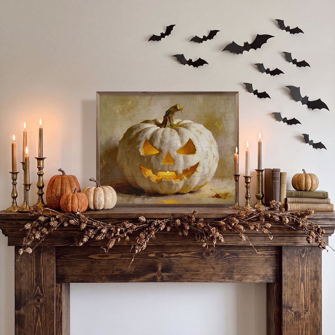 White Jack O Lantern