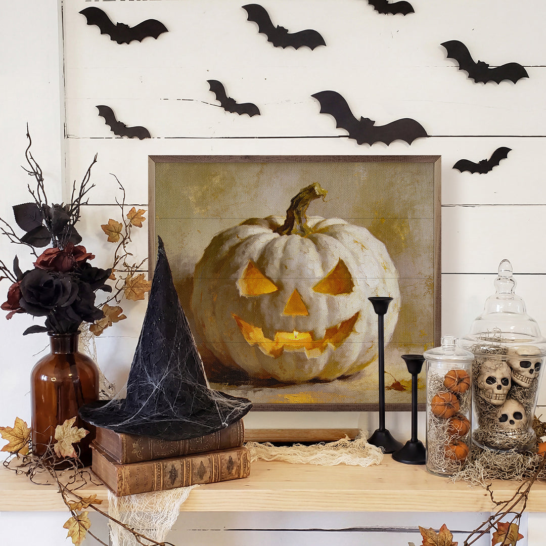 White Jack O Lantern