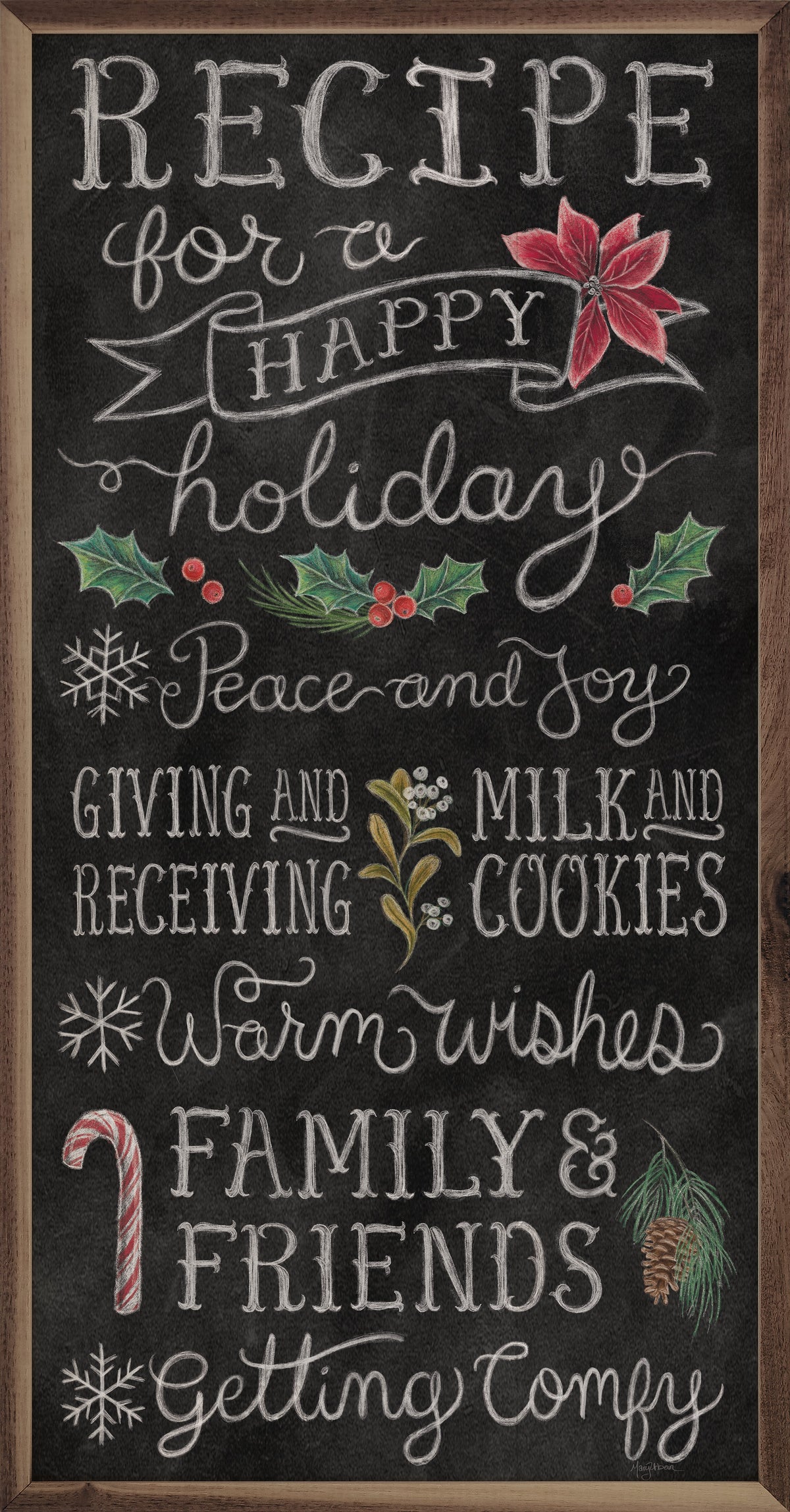 Christmas Chalk Recipe By Mary Urban