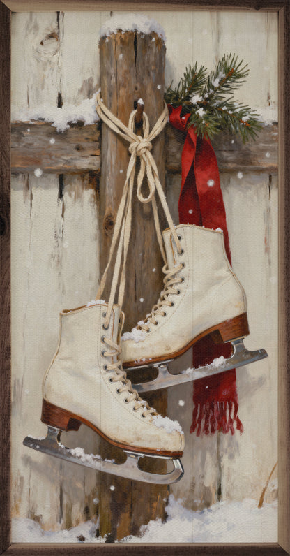Ice Skates Hanging