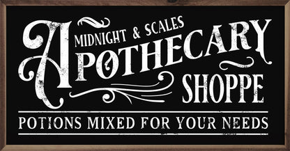 Midnight And Scales Apothecary Shoppe Black