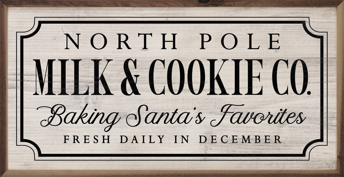 North Pole Milk And Cookie Co Whitewash