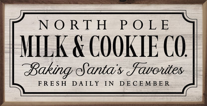 North Pole Milk And Cookie Co Whitewash