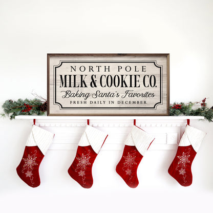 North Pole Milk And Cookie Co Whitewash