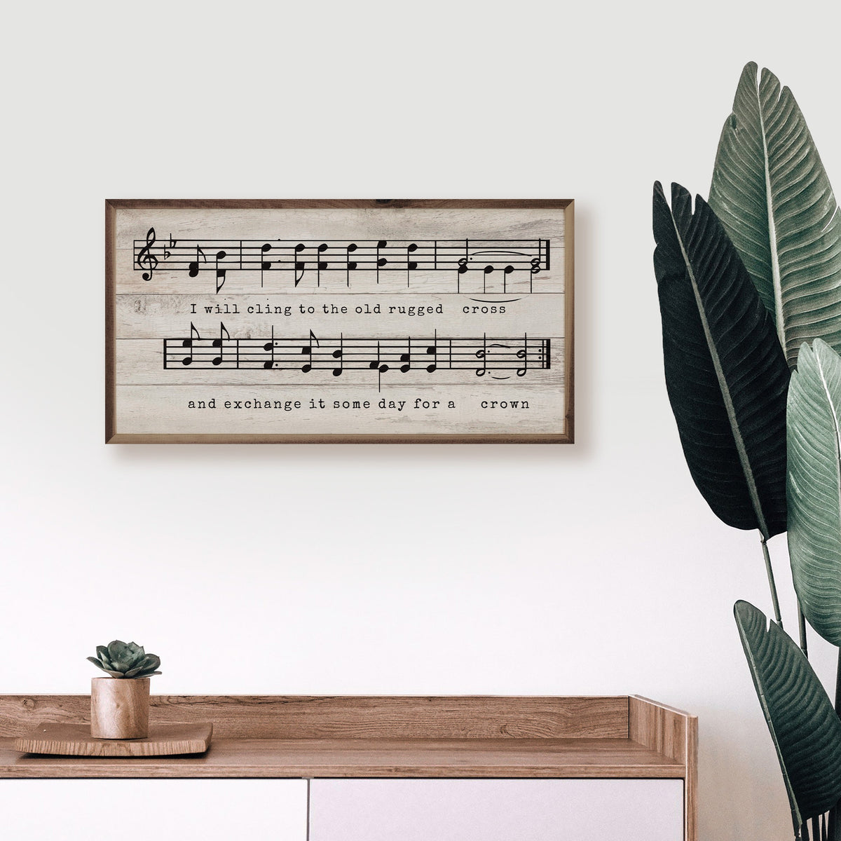 Old Rugged Cross Sheet Music Whitewash