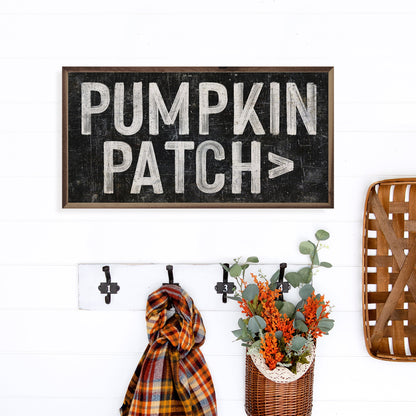 Pumpkin Patch Arrow Black