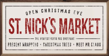 St. Nick's Market White