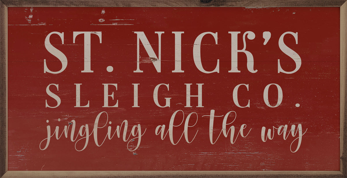 St. Nick's Sleigh Co. Red