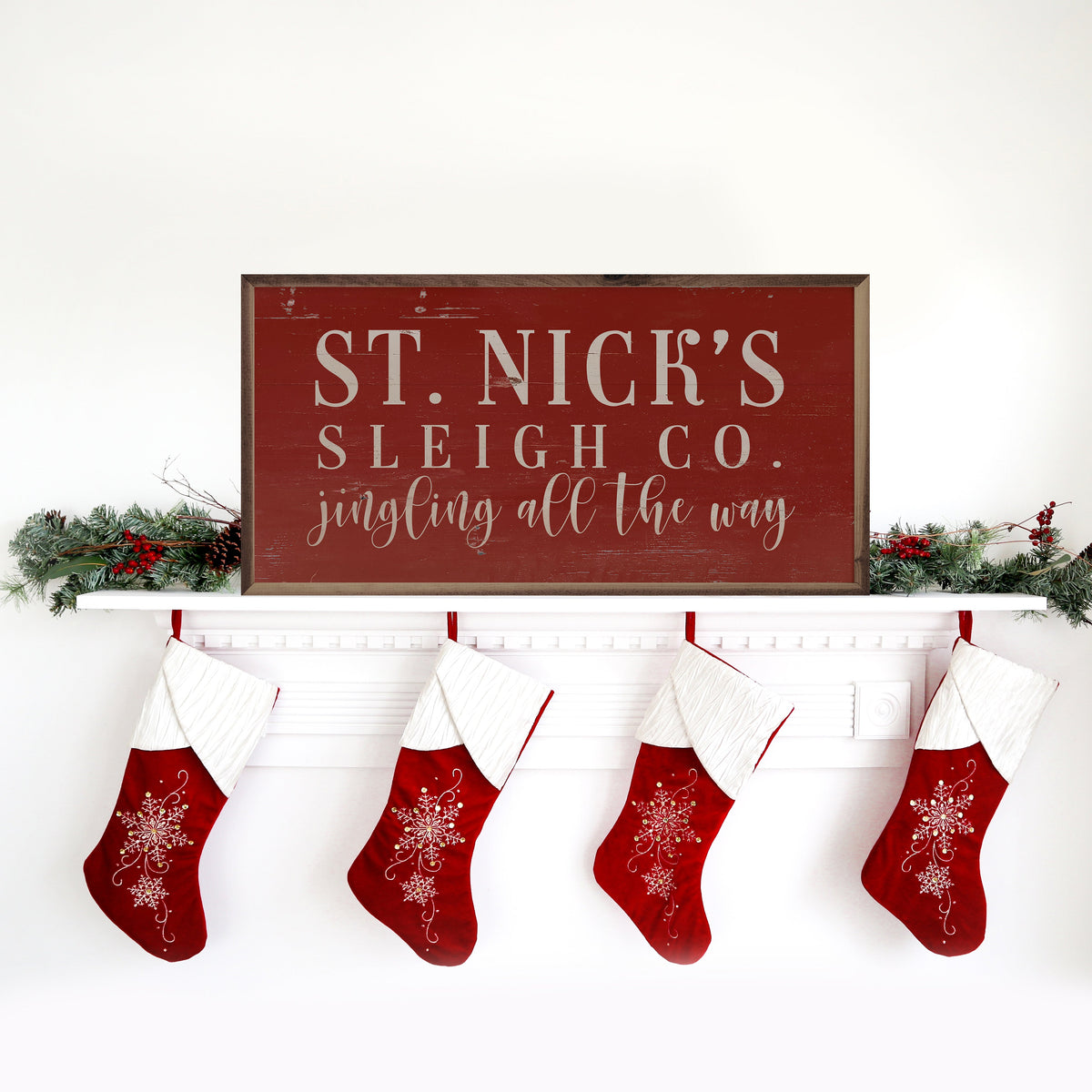 St. Nick's Sleigh Co. Red