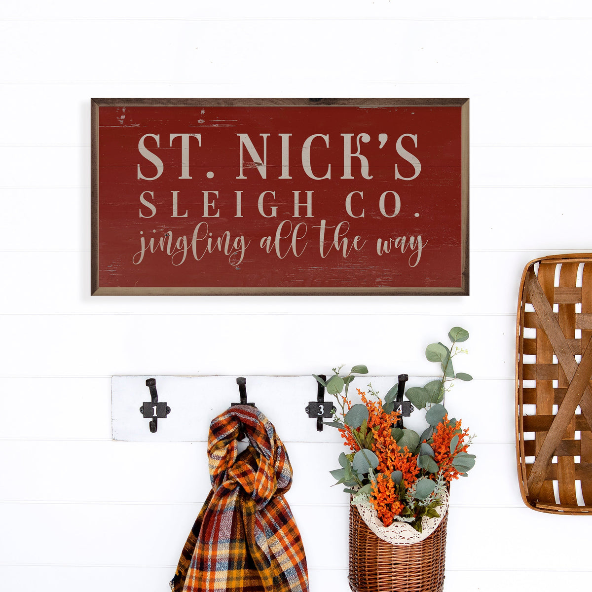 St. Nick's Sleigh Co. Red