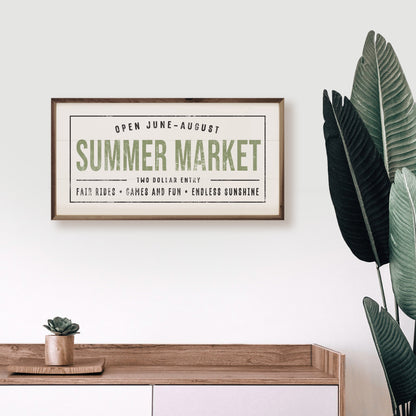 Summer Market Two Dollar Entry White