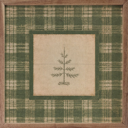 Evergreen Plaid Tree