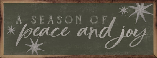 A Season Of Peace And Joy Green