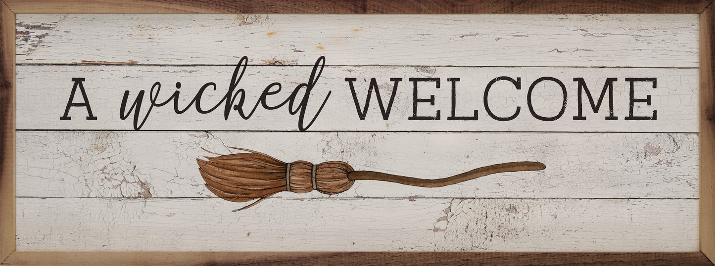 A Wicked Welcome Brown Whitewash