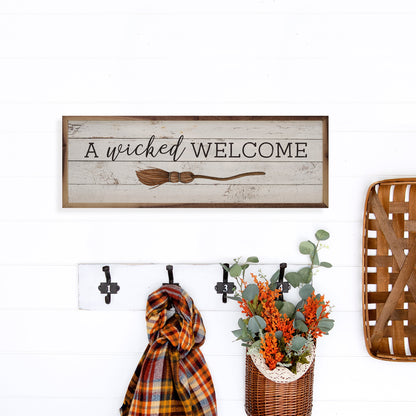 A Wicked Welcome Brown Whitewash