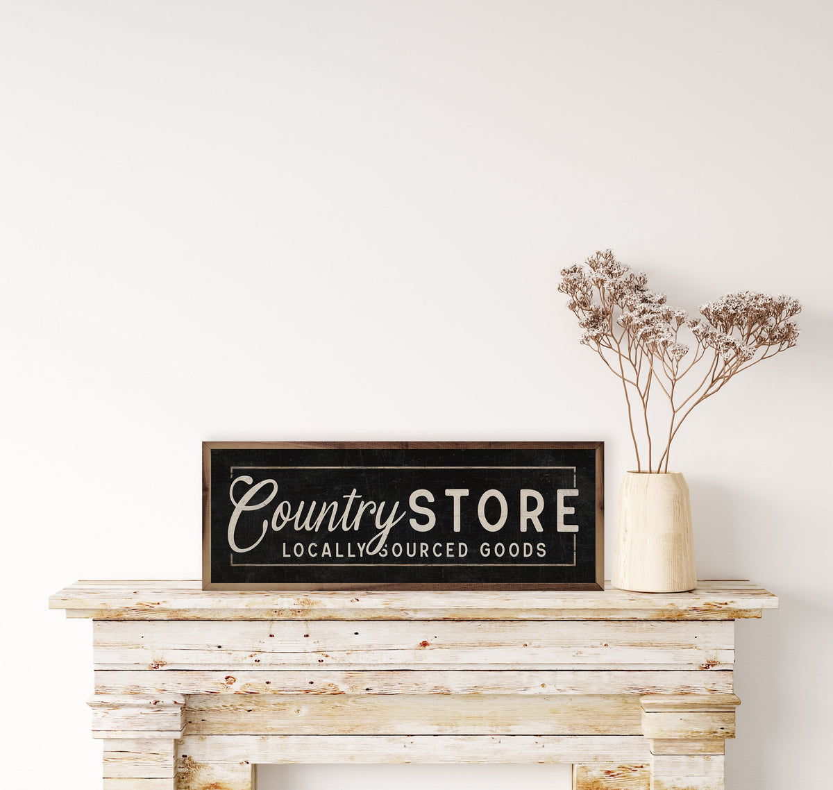Country Store Locally Sourced Goods Border