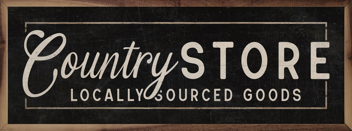 Country Store Locally Sourced Goods Border