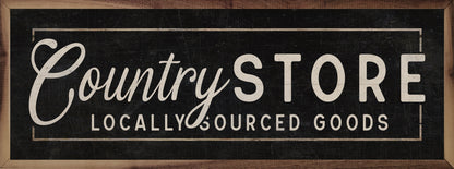 Country Store Locally Sourced Goods Border