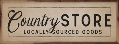 Country Store Locally Sourced Goods Border
