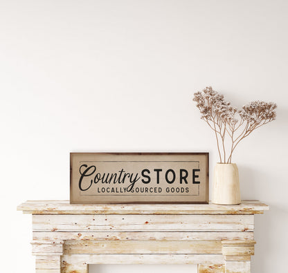 Country Store Locally Sourced Goods Border