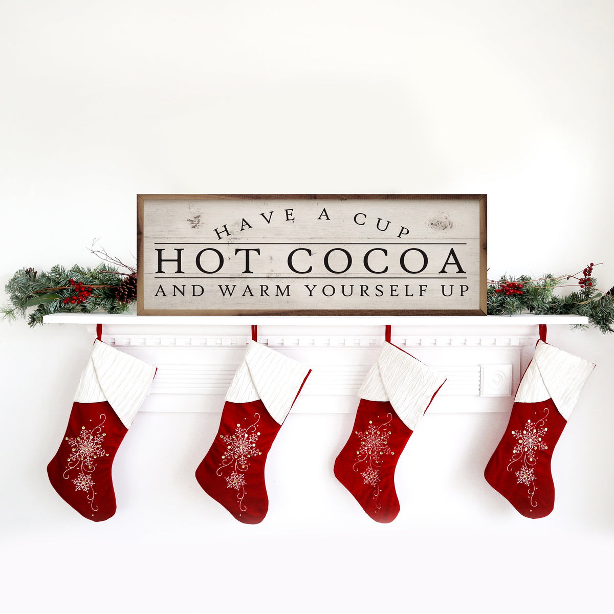 Hot Cocoa Have A Cup Whitewash