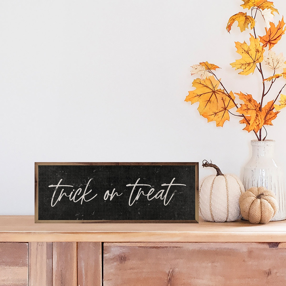 Simple Trick Or Treat Black